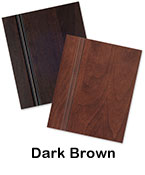 Made in USA Kitchen Cabinetry dark brown