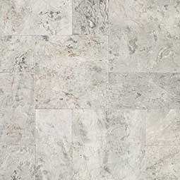 silver leaf marble pavers Dry