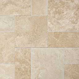 paredon crema travertine pavers Dry