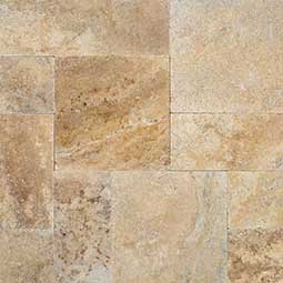 tuscany porcini travertine pavers Dry